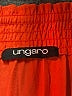 Ungaro 100% Polyester Orange 3/4 Sleeve Blouse Size M - photo 7