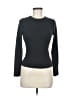Belle Tweed Gray Long Sleeve Top Size M - photo 1