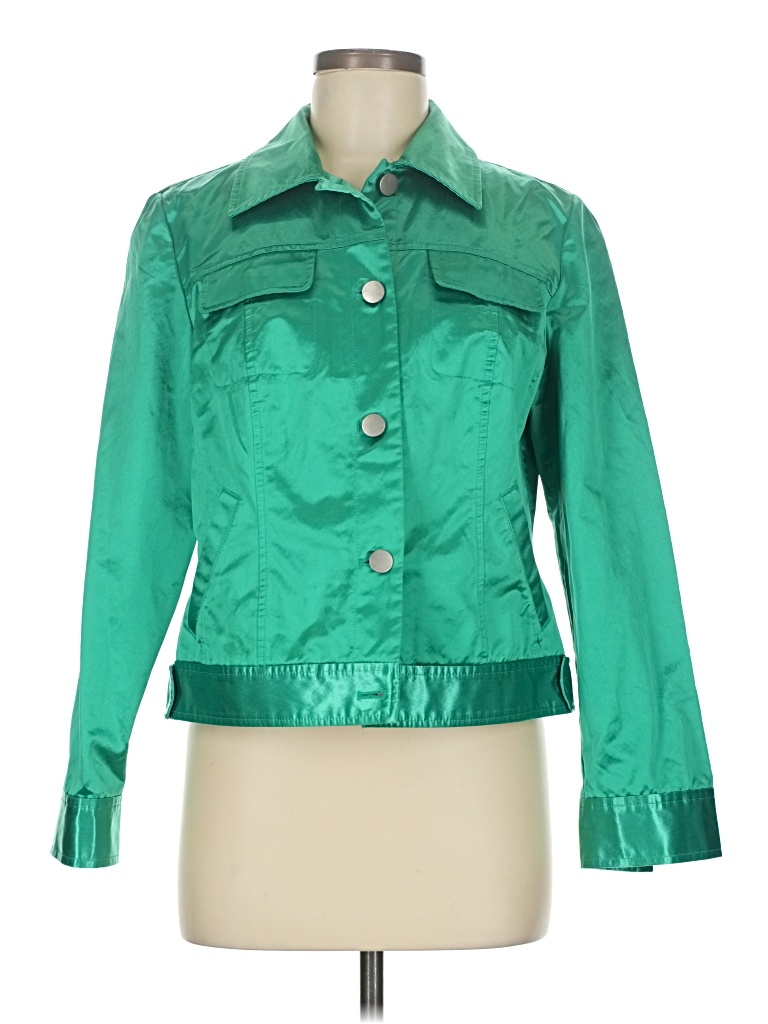 Pre-owned Chico's Jacket In Green