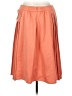 Mikarose 100% Polyester Solid Orange Casual Skirt Size L - photo 2