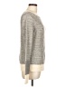 Theonne Color Block Gray Wool Pullover Sweater Size L - photo 4