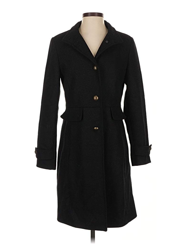 Pre-owned Polo Ralph Lauren Wool Coat In Black