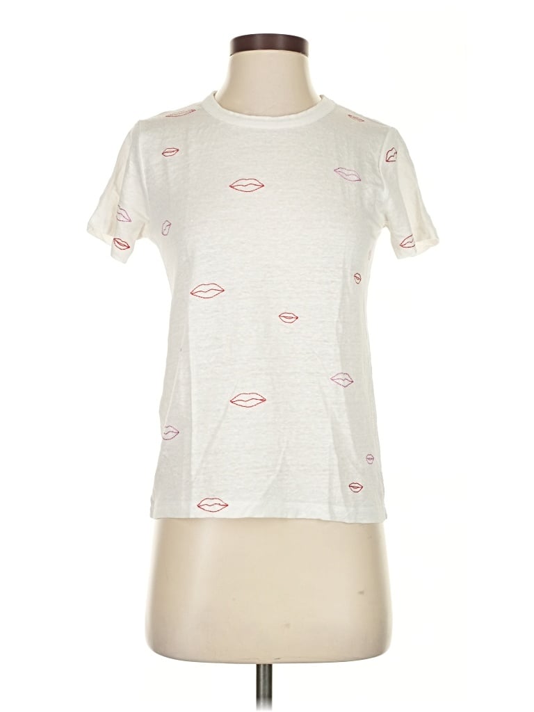 Pre-owned Chaser Short Sleeve T-shirt In White