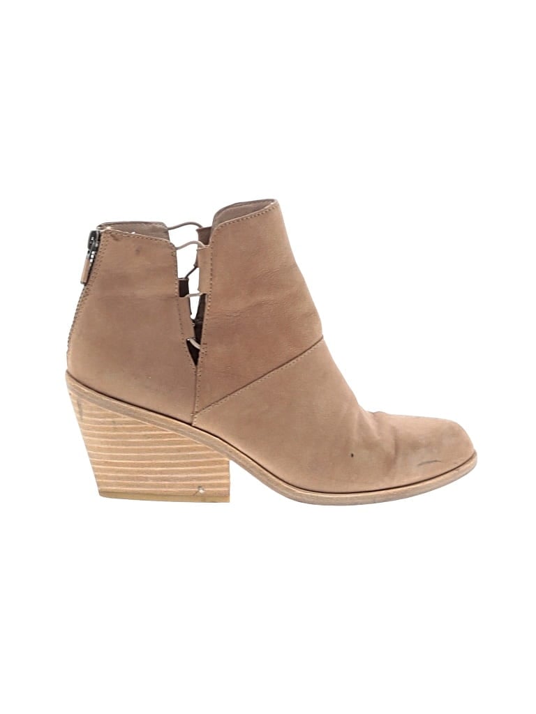 Pre-owned Eileen Fisher Ankle Boots In Brown