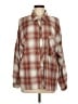 Be Cool Plaid Red Long Sleeve Button-Down Shirt Size Med - Lg - photo 1