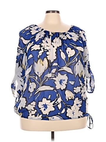 Daisy Fuentes 3/4 Sleeve Blouse (view 1)