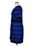 Taylor Stripes Blue Casual Dress Size 1X - photo 5