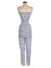 Beachgold 100% Rayon Hearts Blue Jumpsuit Size S - photo 2