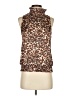 Waverly Grey 100% Polyester Brown Sleeveless Blouse Size XS - photo 1
