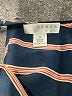 Kenar 100% Polyester Stripes Black Short Sleeve Top Size S - photo 7