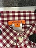 Kule Checkered-gingham Burgundy Long Sleeve Button-Down Shirt Size 4 - photo 3