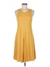Double Zero Solid Yellow Casual Dress Size M - photo 1