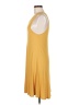 Double Zero Solid Yellow Casual Dress Size M - photo 5