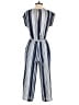 Monteau Stripes Blue Jumpsuit Size S - photo 2
