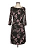Chetta B Floral Brown Casual Dress Size 4 - photo 1