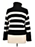Laundry by Shelli Segal Stripes Black Turtleneck Sweater Size XL - photo 2