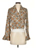 Topshop Orange Long Sleeve Blouse Size 2 - photo 1