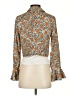 Topshop Orange Long Sleeve Blouse Size 2 - photo 2