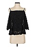 Bailey 44 Black 3/4 Sleeve Blouse Size S - photo 1