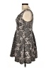 Bailey Blue Paisley Gray Cocktail Dress Size L - photo 5