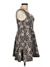 Bailey Blue Paisley Gray Cocktail Dress Size L - photo 4