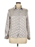 Unbranded Polka Dots Gray Long Sleeve Blouse Size XL - photo 1