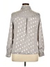 Unbranded Polka Dots Gray Long Sleeve Blouse Size XL - photo 2