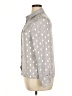 Unbranded Polka Dots Gray Long Sleeve Blouse Size XL - photo 5