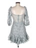 Saints + Secrets 100% Polyester Silver Cocktail Dress Size M - photo 2
