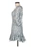 Saints + Secrets 100% Polyester Silver Cocktail Dress Size M - photo 5