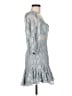 Saints + Secrets 100% Polyester Silver Cocktail Dress Size M - photo 4
