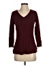 Karen Scott 100% Acrylic Burgundy Pullover Sweater Size S - photo 1