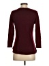 Karen Scott 100% Acrylic Burgundy Pullover Sweater Size S - photo 2