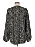 Unbranded 100% Polyester Black Long Sleeve Blouse Size 6 - photo 2