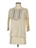 Faded Glory 100% Polyester Ivory 3/4 Sleeve Blouse Size S - photo 1