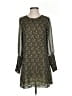 Stile Benetton 100% Polyester Green 3/4 Sleeve Blouse Size XS - photo 1