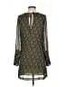 Stile Benetton 100% Polyester Green 3/4 Sleeve Blouse Size XS - photo 2