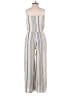 Elan Stripes Ivory Jumpsuit Size S - photo 2