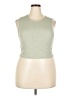 TNA Green Sleeveless Top Size 2X - photo 1