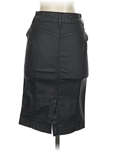 7 For All Mankind Denim Skirt (view 2)