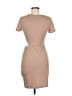 Assorted Brands Solid Tan Casual Dress Size 6 - photo 2