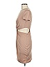 Assorted Brands Solid Tan Casual Dress Size 6 - photo 5