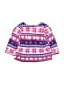 Koala Baby 100% Polyester Hearts Pink Pullover Sweater 0-3 MO / 3 MO - photo 2