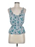 Kirra 100% Rayon Blue Sleeveless Blouse Size M - photo 1