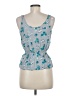 Kirra 100% Rayon Blue Sleeveless Blouse Size M - photo 2