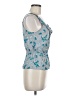 Kirra 100% Rayon Blue Sleeveless Blouse Size M - photo 4