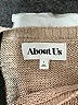 About Us 100% Acrylic Metallic Tan Pullover Sweater Size S - photo 7