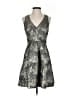 Guess Animal Print Gray Cocktail Dress Size 2 - photo 1