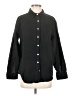 Maurices Solid Black Long Sleeve Button-Down Shirt Size S - photo 1