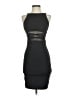 Bebe Solid Black Cocktail Dress Size XS - photo 1